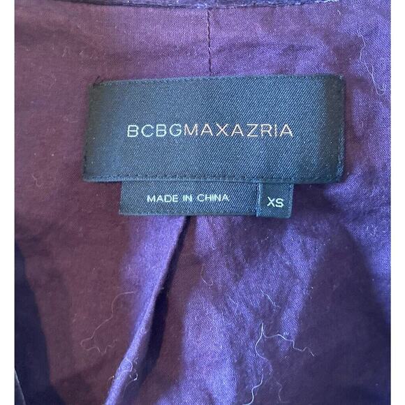 BCBG Maxazria Velvet Blazer Size XS Women’s Purple - Picture 3 of 8
